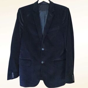 Express Jacket Mens Blazer Black Corduroy Sports Coat Jacket